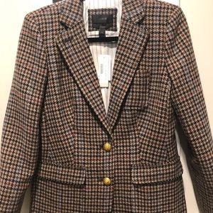 J.crew houndstooth wool Rhodes blazer